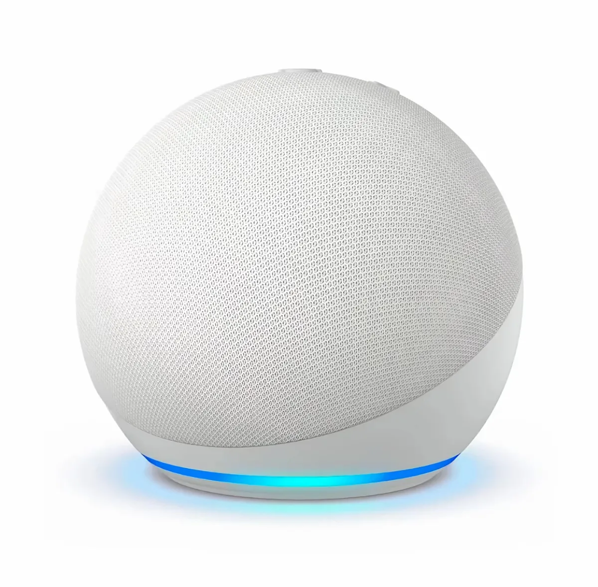 Echo Dot com Relógio e Alexa – Caixa de Som Inteligente Branca 2