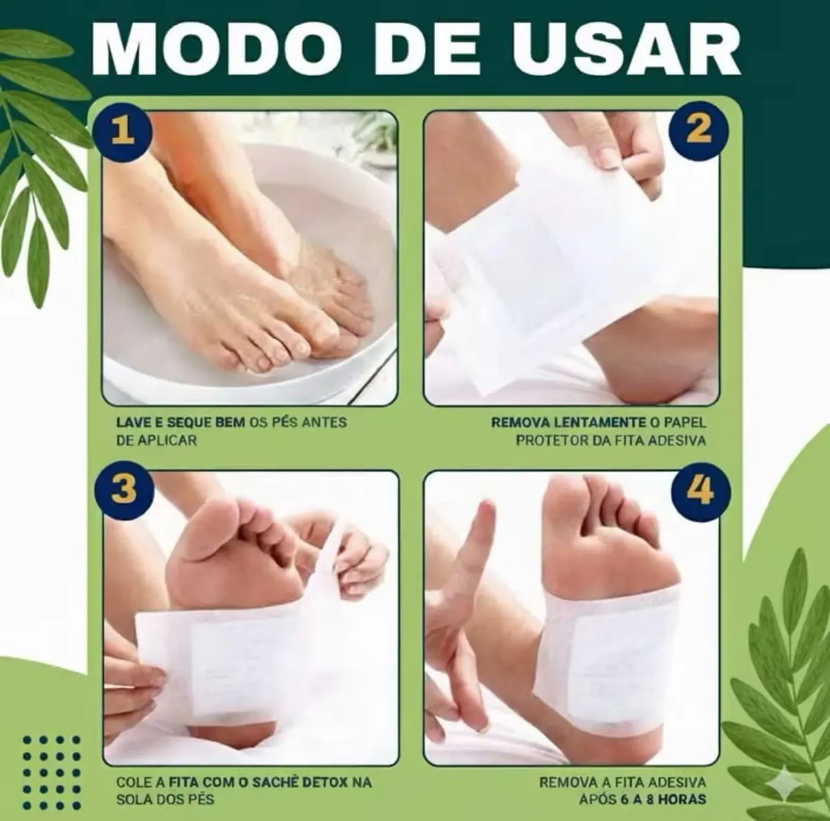 Adesivo Plantar Noturno – Kit para Descanso dos Pés 2