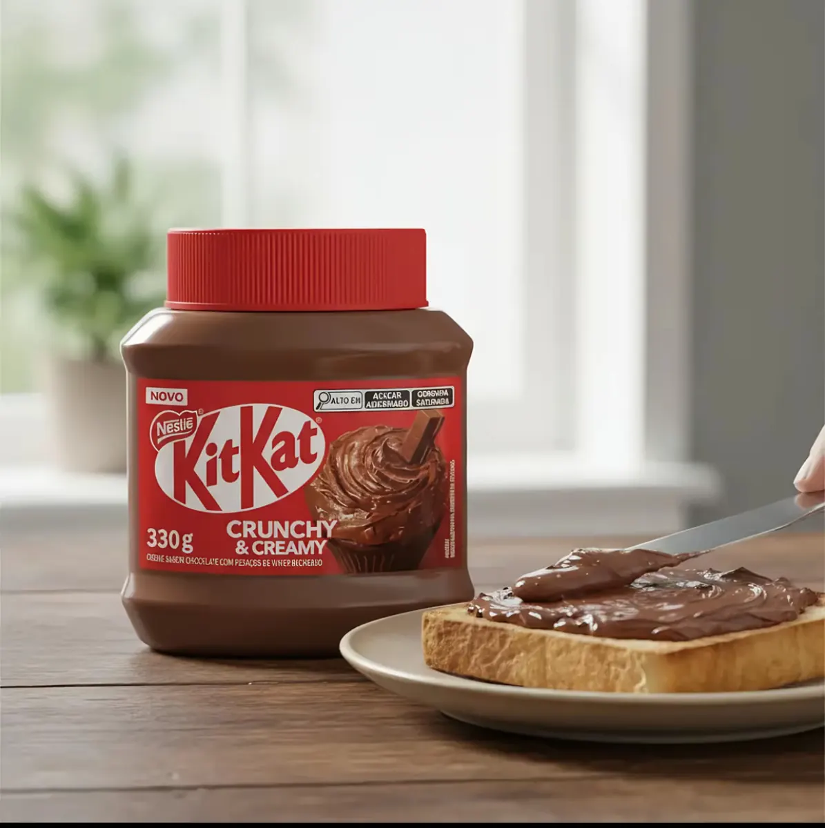 Creme Crocante KitKat Crunchy & Creamy 330g 4